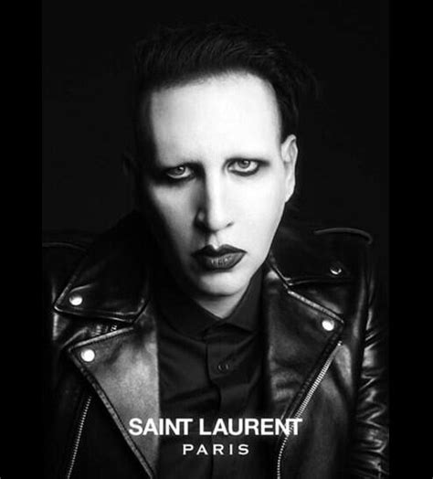 égérie yves saint laurent 2014|Marilyn Manson, égérie de la campagne Saint Laurent .